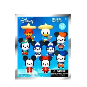 Disney Mickey Mouse And Friends Around The World Blind Bag Figural Key Chain